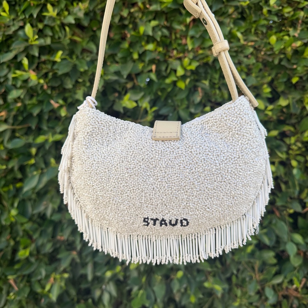 STAUD Alana Beaded Shoulder Bag - Picture 2 of 4